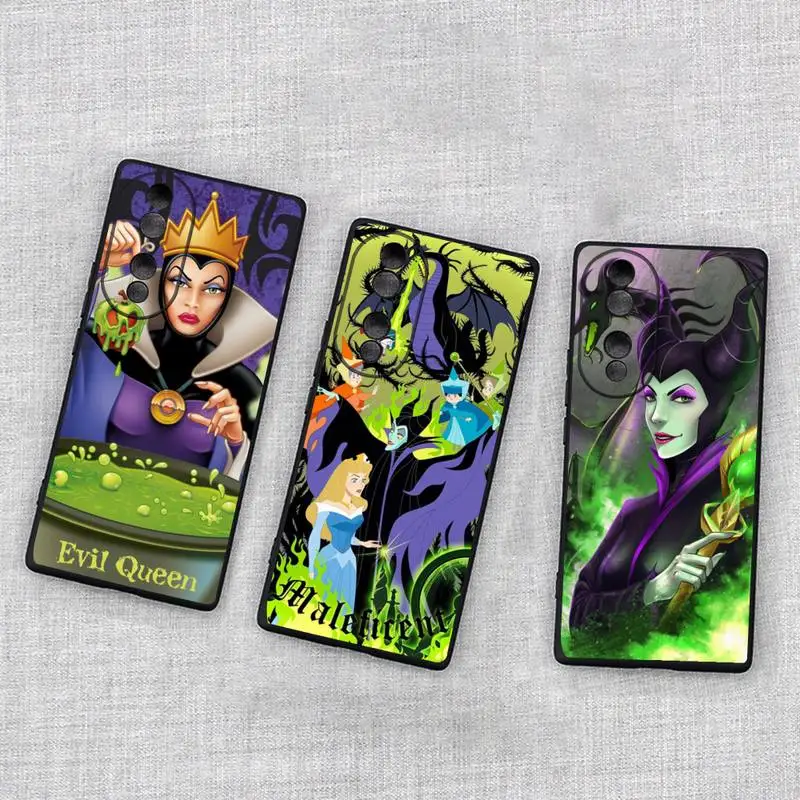 

Evil Queen Villain Cartoon Phone Case For Huawei Honor 70 60 50 30 20 10 9 X 9X V30 Pro Lite View Cover