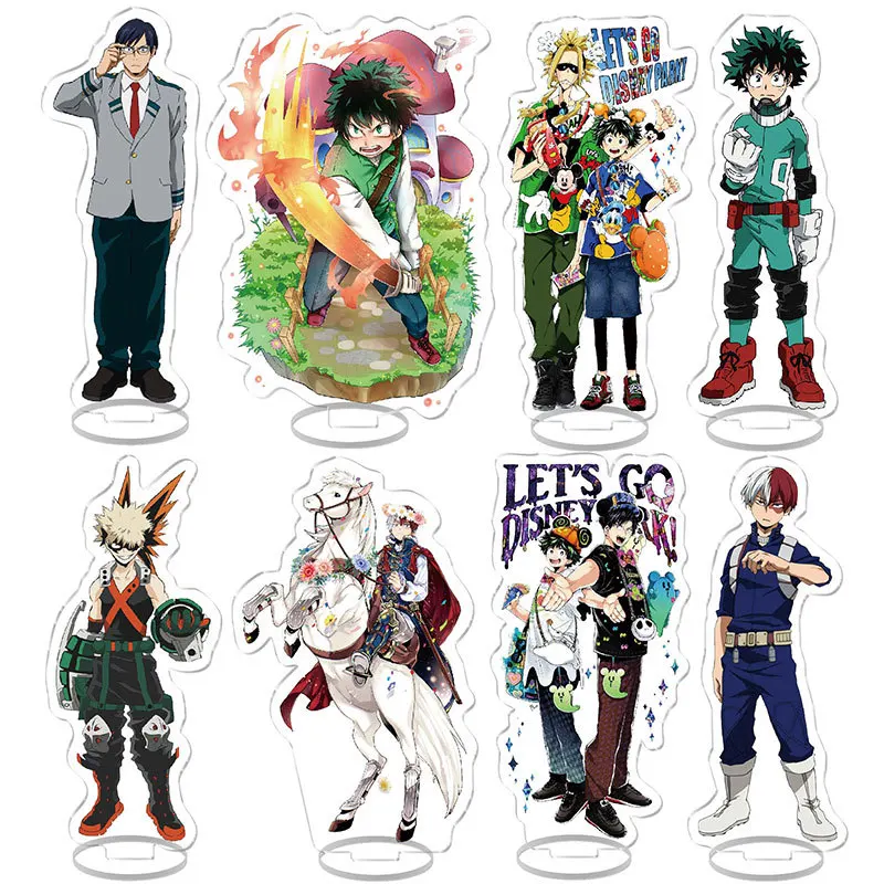 

My Hero Academia Anime Figure Acrylic Stand Model Toy Deku Might Shigaraki Tomura Anime Collection DIY Action Figures Toys