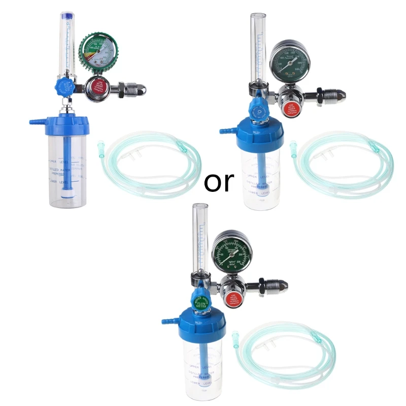 

Medical Oxygen Cylinder Regulator Flowmeter Gauge Regulator G5/8 Flow Meter Buoy Type Inhalator Gas Pressure DropShipping
