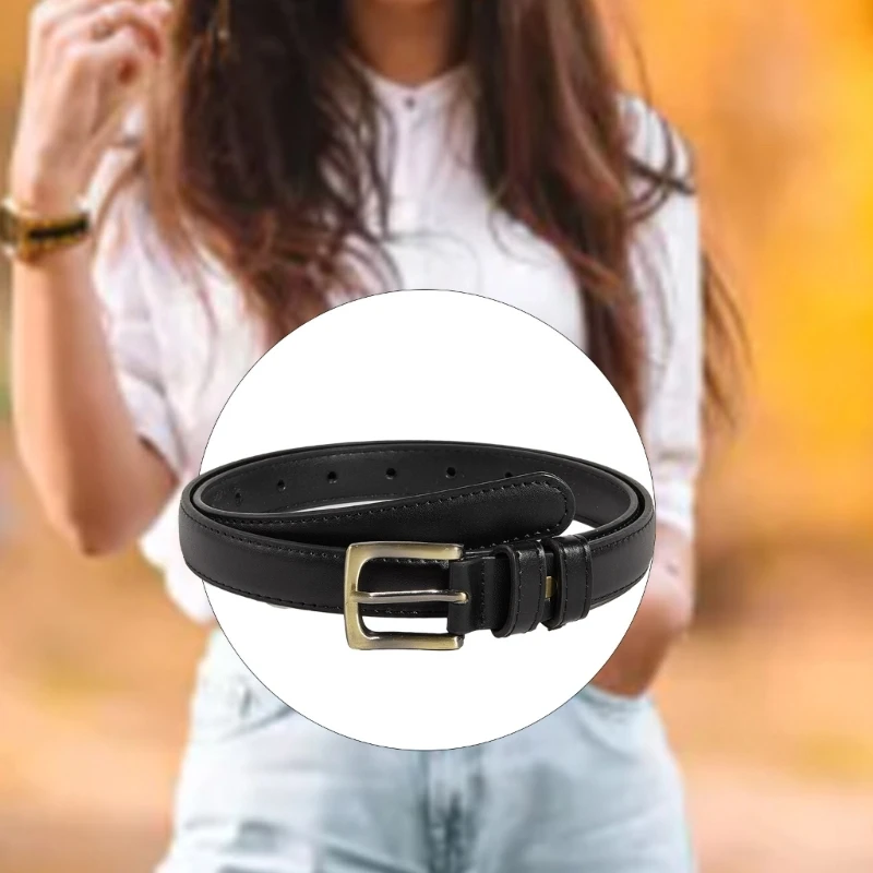 

Cowgirl Waist Belts for Jeans Vintage Buckle Belt for Y2K Girls Hip Hop Impressive Cowboy Stage Street Dance