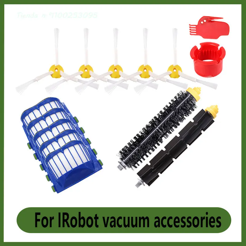 

Roller Side Brush Filter Wheel for IRobot Roomba 600 Series 606 610 620 630 650 660 675 676 680 690 Vacuum Cleaner Accessories