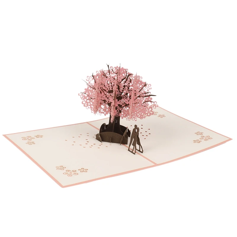 Романтическая открытка ручной работы на день рождения годовщину знакомство с