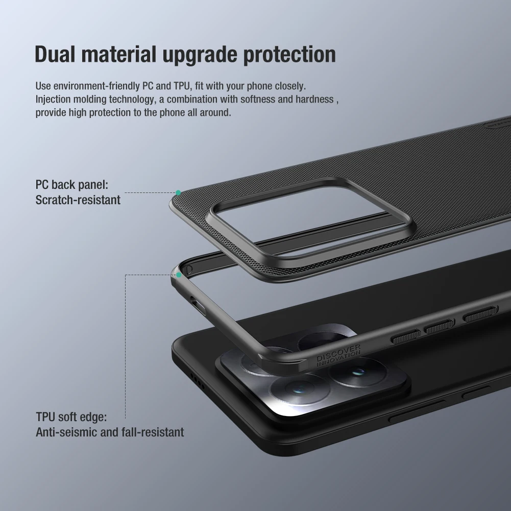 Чехол Nillkin для Xiaomi Mi 14T Pro/14T/14 Pro/14 5G 360 ПК жесткий полностью матовый задняя крышка