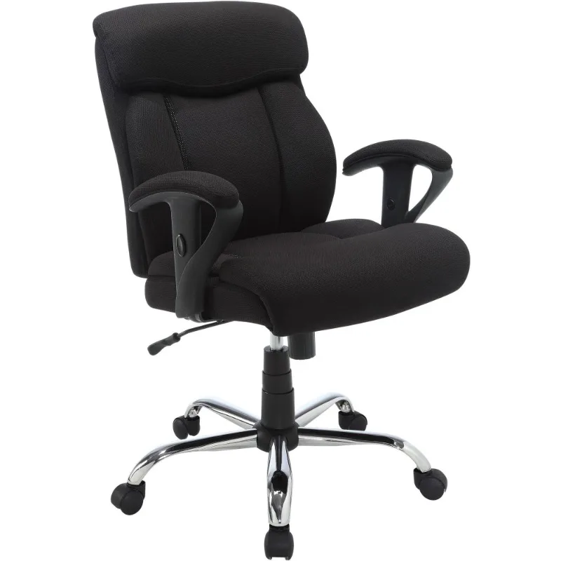 

Serta Big & Tall Fabric Manager Office Chair, Supports up to 300 lbs, Black