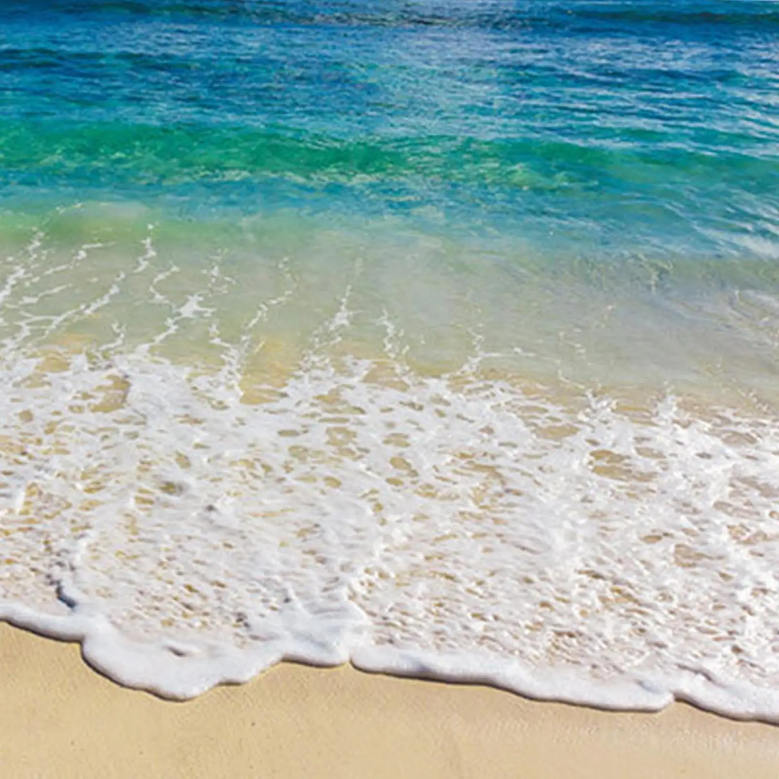 Настенные 3D наклейки с голубыми волнами 2 шт. украшение для стен океаническими