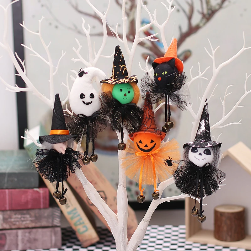 

Halloween Ghost Witch Pumpkin Faceless Doll Horror Scary Hanging Decor Pendant Christmas Halloween Party Decoration Ornaments