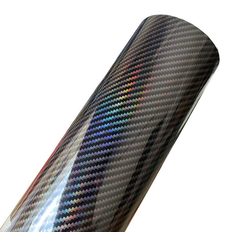 

Голографическая Черная Виниловая оберточная пленка из углеродного волокна, самодельная Автомобильная оберточная виниловая пленка, автомобильные наклейки, наклейки