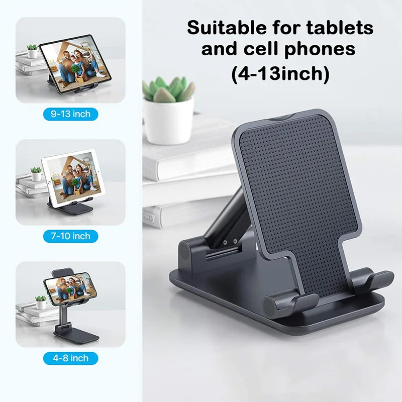 new desk mobile phone holder stand for iphone ipad xiaomi adjustable desktop tablet holder universal table cell phone stand free global shipping
