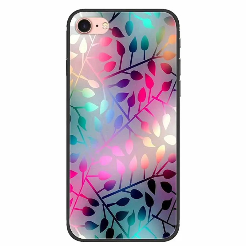 Модные мраморные чехлы для телефонов iPhone 6 6S Plus черный чехол из ТПУ силиконовые