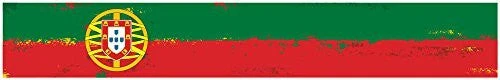

2X Vinyl trim Portugal Portugese flag strip sticker decals hood bumper car,60CM