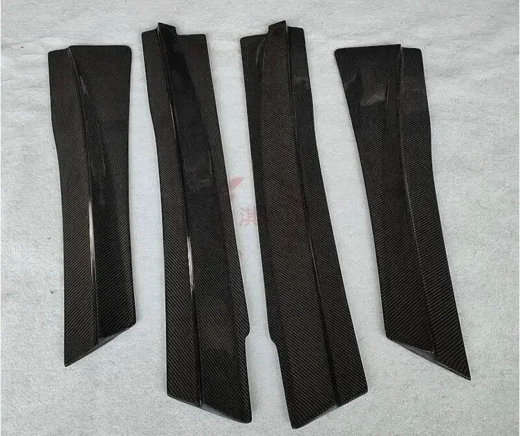4 шт. боковые удлинители из настоящего углеродного волокна комплект губной
