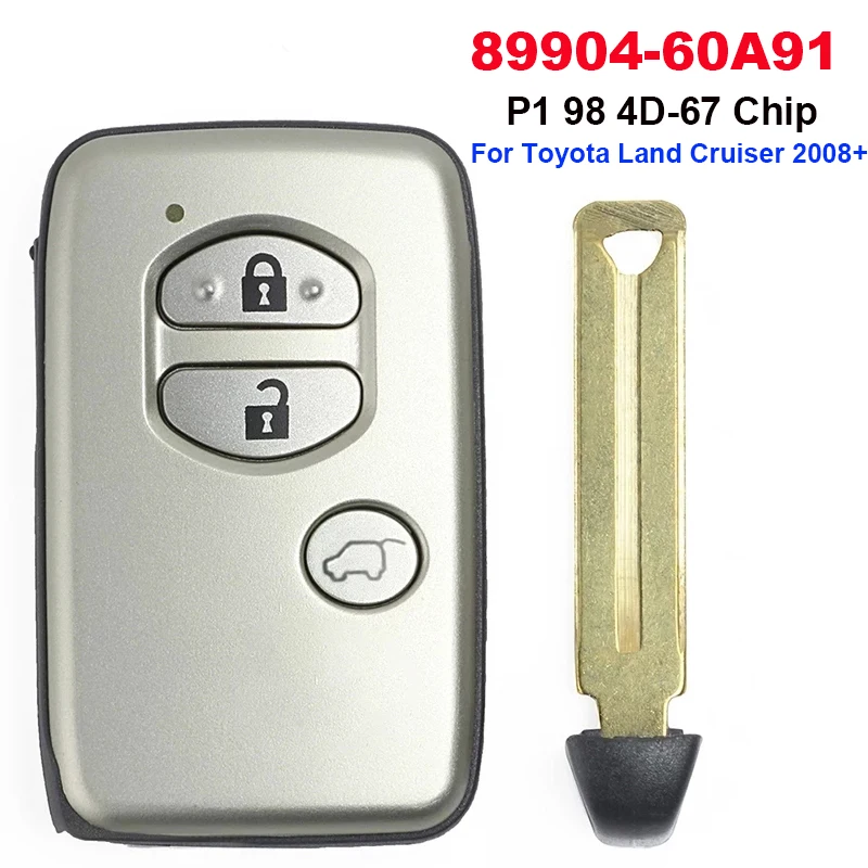 

CN007231 B77EA For Toyota Land Cruiser 2008+ Smart Key P1 98 4D-67 Chip 433MHz 89904-60A91 Keyless Go PCB A433