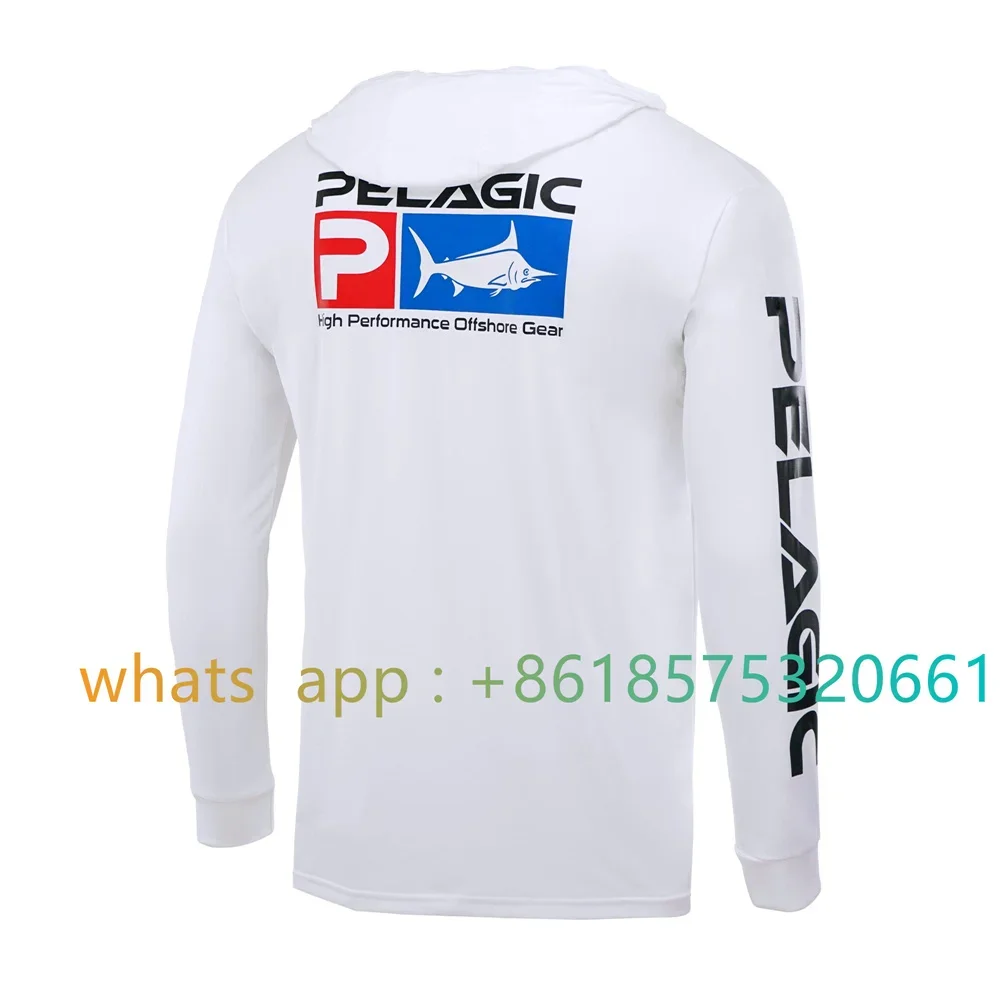 

Pelagic Gear Рыбацкая рубашка с капюшоном Performance Толстовка для рыбалки Upf50 Sunblock Shirt Outdoor Quick-dry спортивный Свитшот 2023