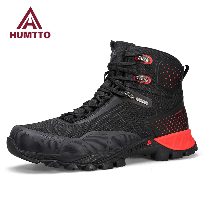 HUMTTO Waterproof Shoes for Men Luxury Designer Outdoor Safety Mens Sneakers Winter Sports Climbing Trekking Hiking Boots Male
