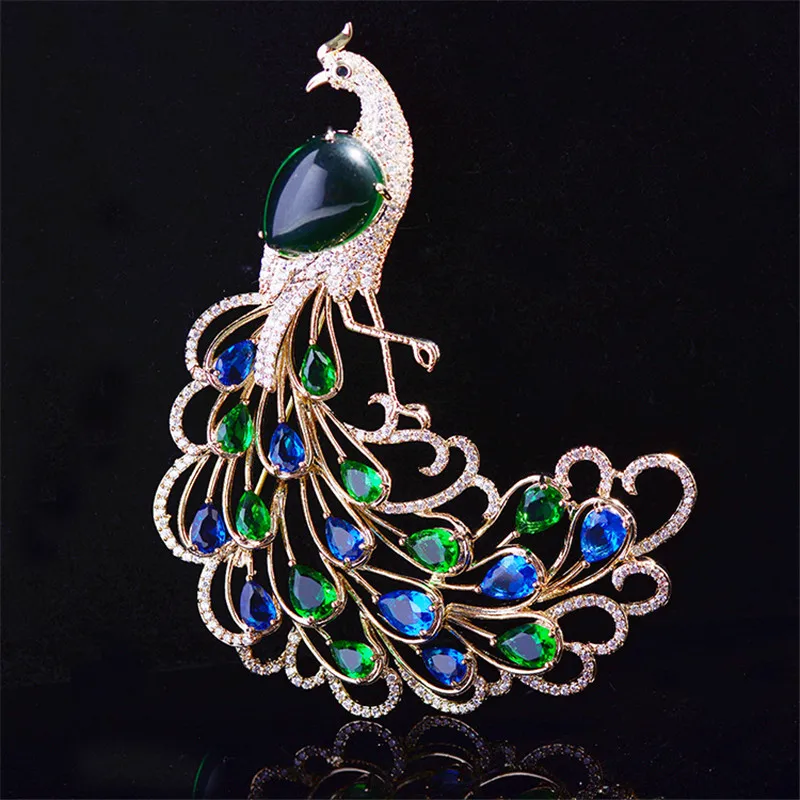 OKILY великолепные аксессуары для женских пальто блестящие броши с фианитами в