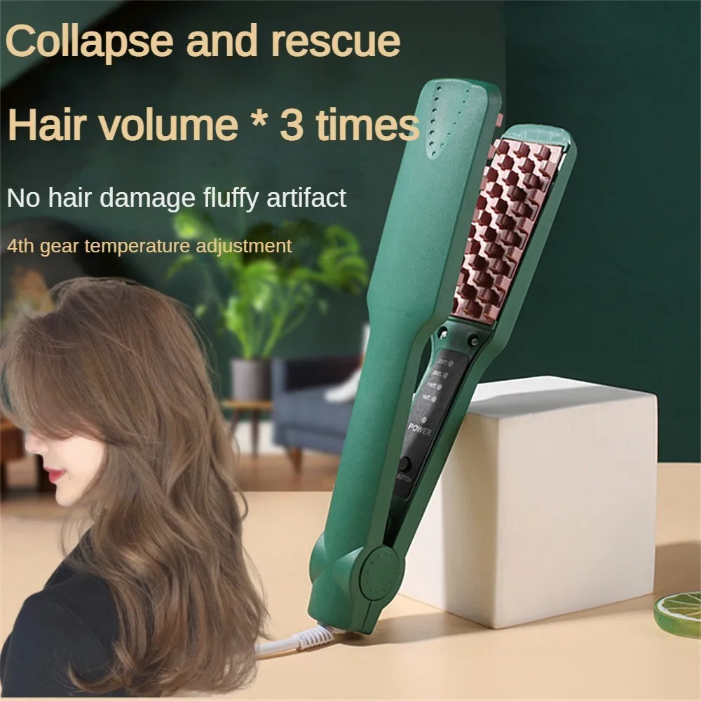 

Fluffy Hair Curler Corrugated Curling Iron Ceramic Hair Crimper Volumizer Corn Perm Splint Hair Waver Curling Tongs Styling Tool