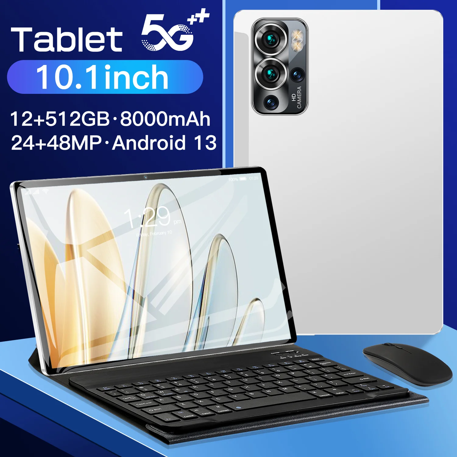 

Планшет global10.1дюйма, 12 + 512 ГБ, 8000 мАч, 48 МП, MTK 6797, Android13, 10 ядер