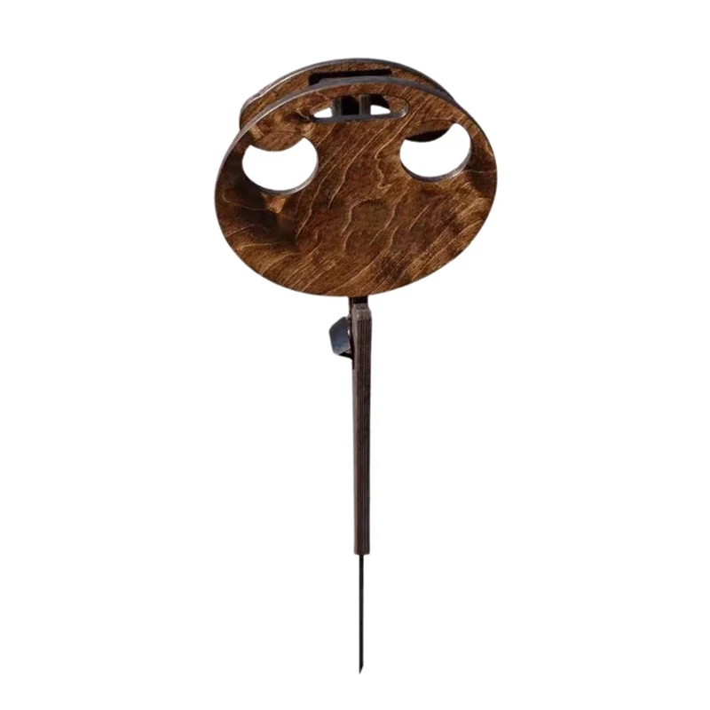 

Уличный винный столик со складной планкой, Деревянный Мини-стол для пикника, легко носить с собой, Винная стойка