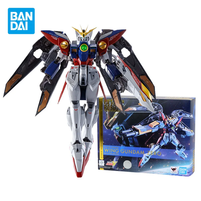 

Bandai Original Metal Robot Spirits Wing Gundam Zero Alloy Action Figures Kids Toys Robot Model Collectibles Gifts for Children