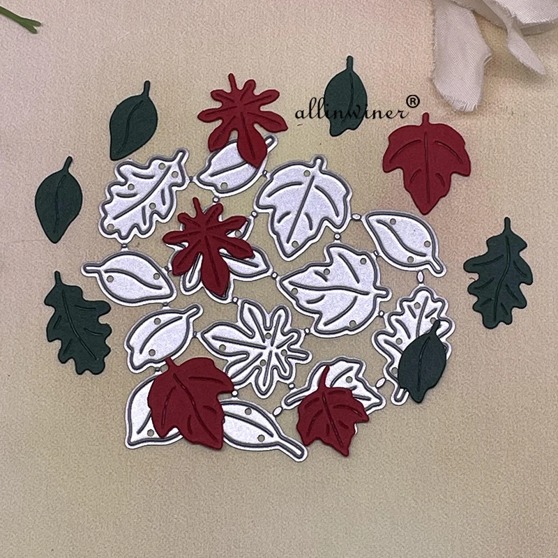 

Maple leaf decoration Metal Cutting Dies Stencils Die Cut for DIY Scrapbooking Album Paper Card Embossing
