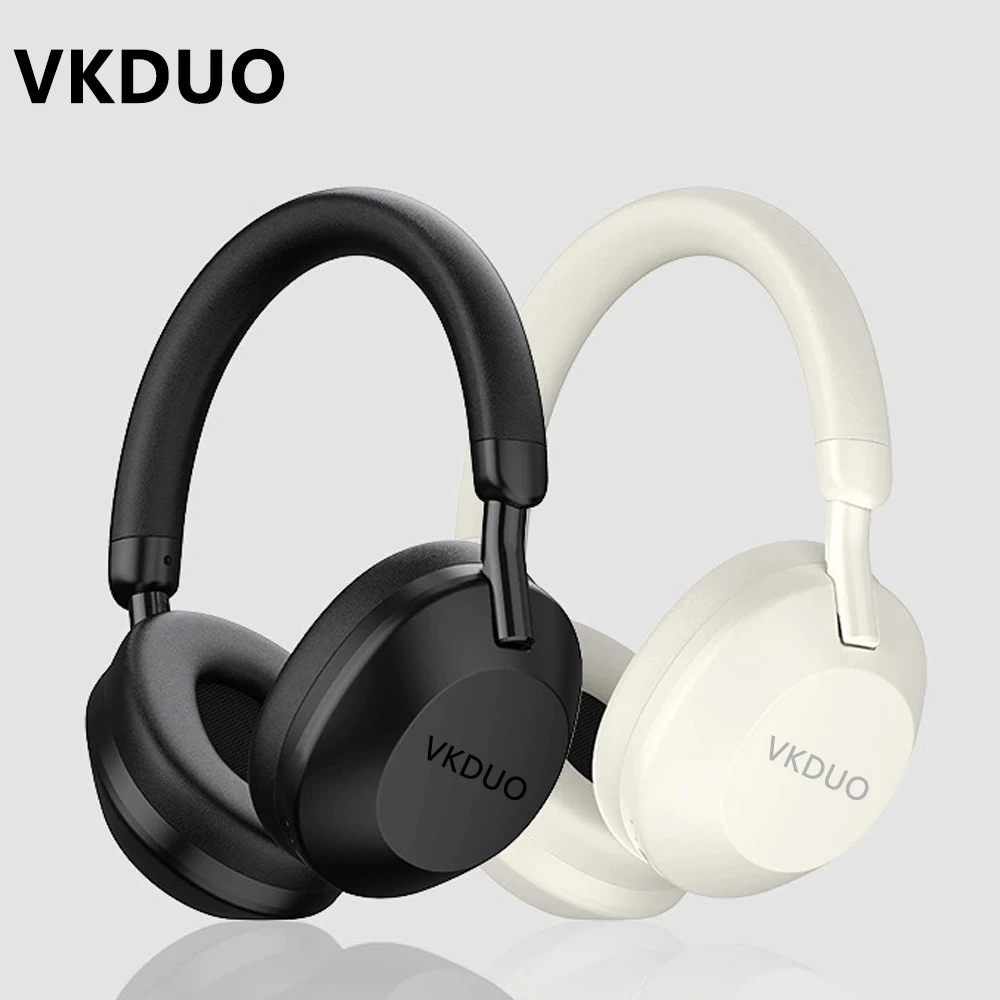 Фото Беспроводные спортивные наушники Vkduo Over the Ear Bluetooth 5.4 с микрофоном для звонков и тканевыми амбушюрами №1