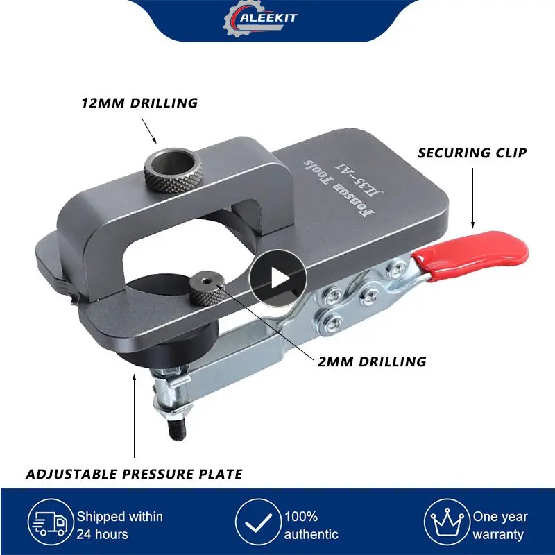 

35mm Hinge Hole Saw Woodworking Drilling Guide Locator With Fixture Hole Saw Template Drilling Installation Auxiliary Tool