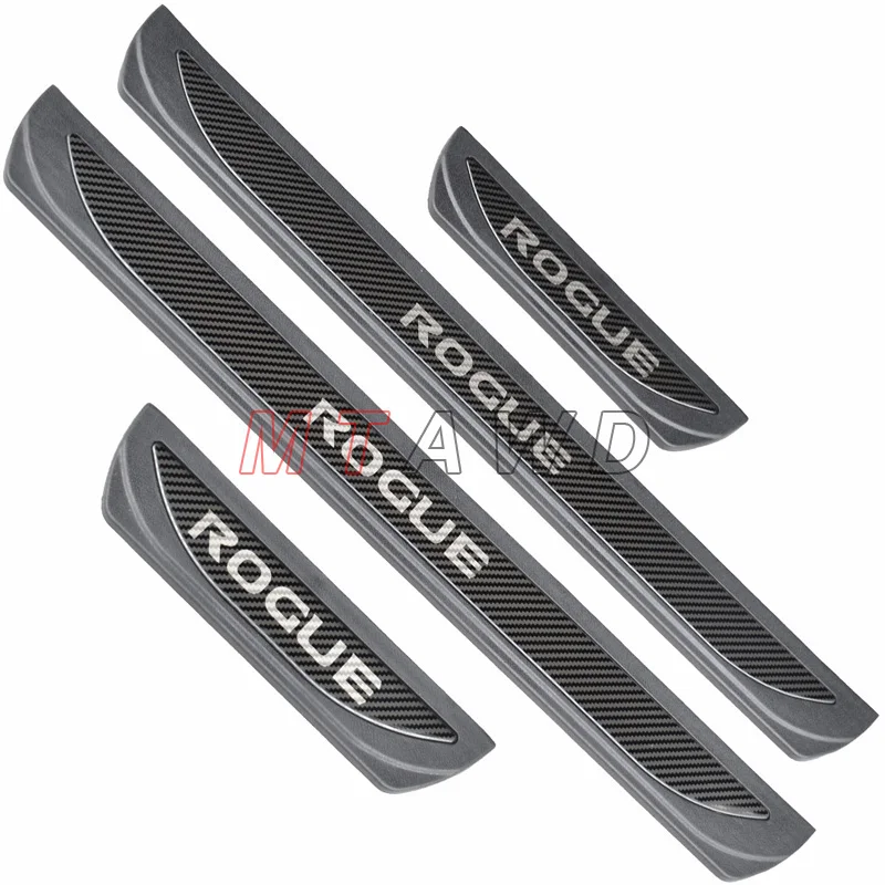 

For Nissan Rogue 2014-2021 2022 2023 Accessory Stainless Car Door Sill Kick Scuff Plate Entry Guard Protector Cover Trim Styling