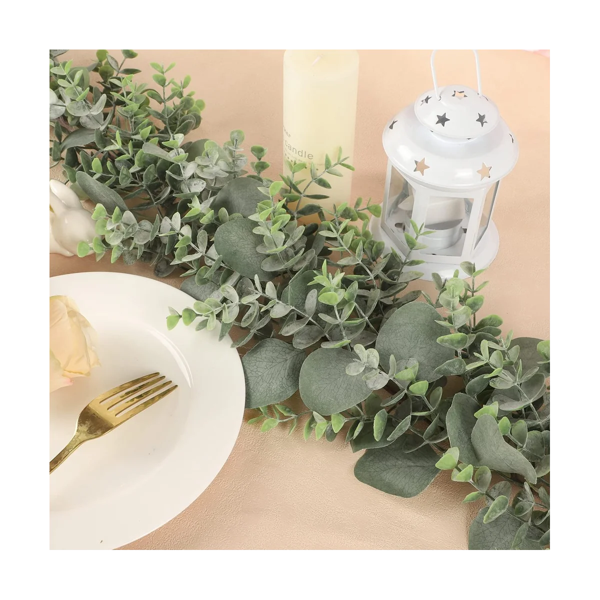 Гирлянда из искусственного эвкалипта 2 шт. 6 фута