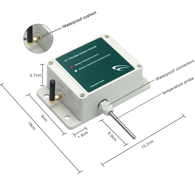 LoRA беспроводной датчик температуры lora remote 433 мульти ds18b20 zigbee для теплицы