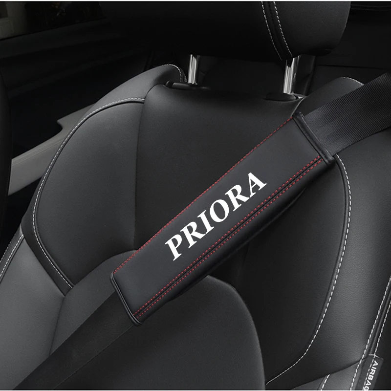 Для lada-PRIORA 1 шт. воловья кожа Автомобильный интерьер защитный чехол для ремня