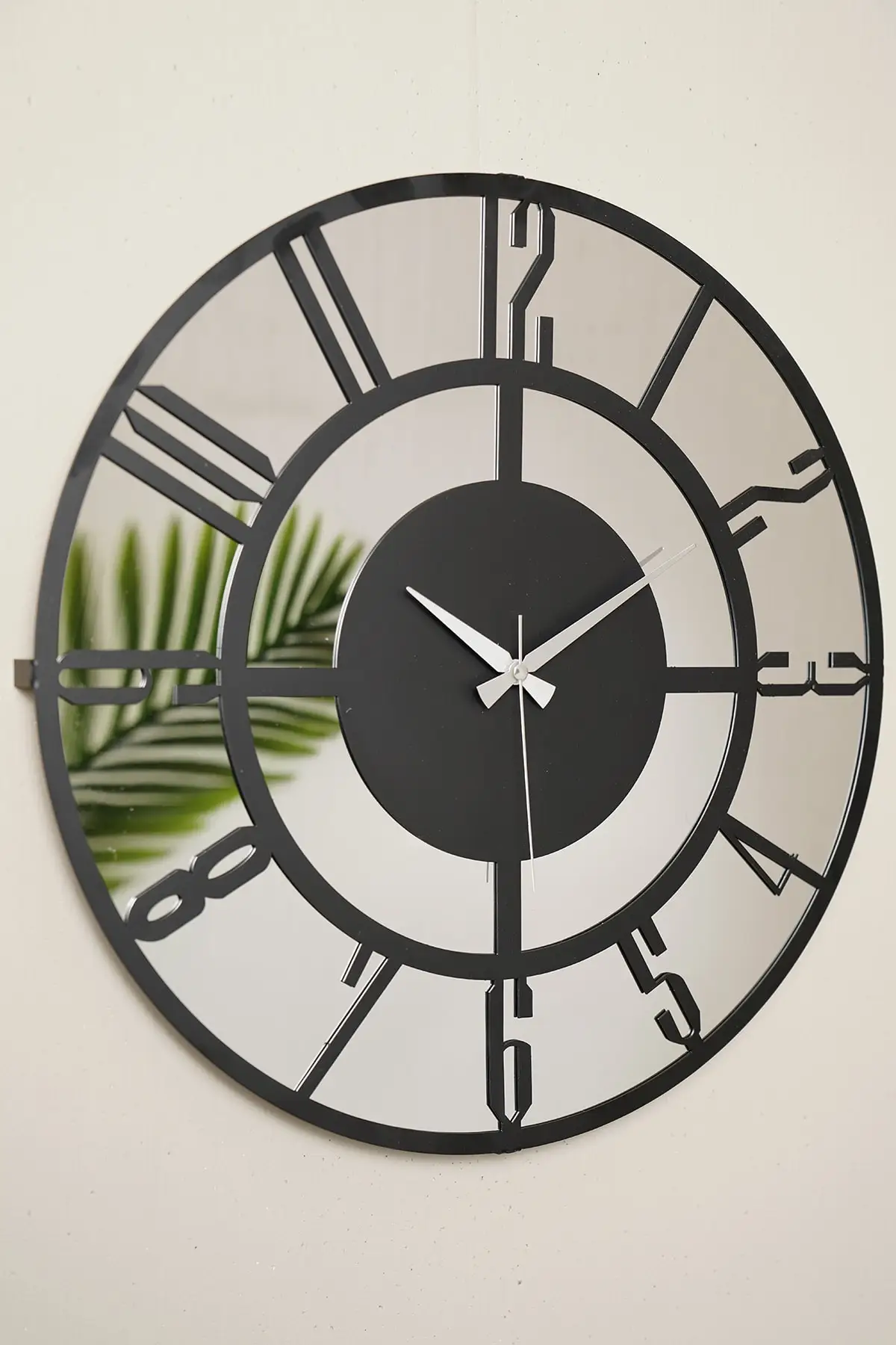 

Muyika bunoiled Metal Black Wall Clock 41x41x41cm Silent md-41