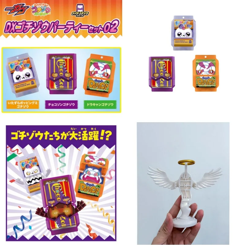 Фото Новое поступление, оригинальный набор для вечеринок Bandai Dx Kamen Rider Gabe Gochizo 02 с шоколадной мармеладкой. Подставка Gochizo, Держатель Gochizo, Кронштейн №4