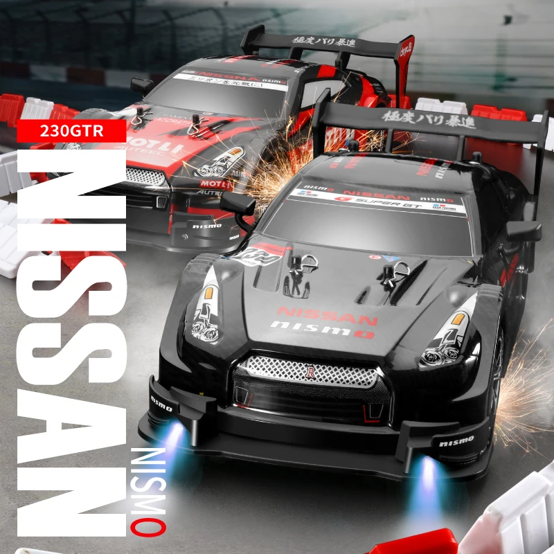 

1:16 58km/h RC Drift Racing Car 4WD 2.4G High Speed GTR Remote Control Max 30m Control Distance Electronic Hobby Toys car gifts