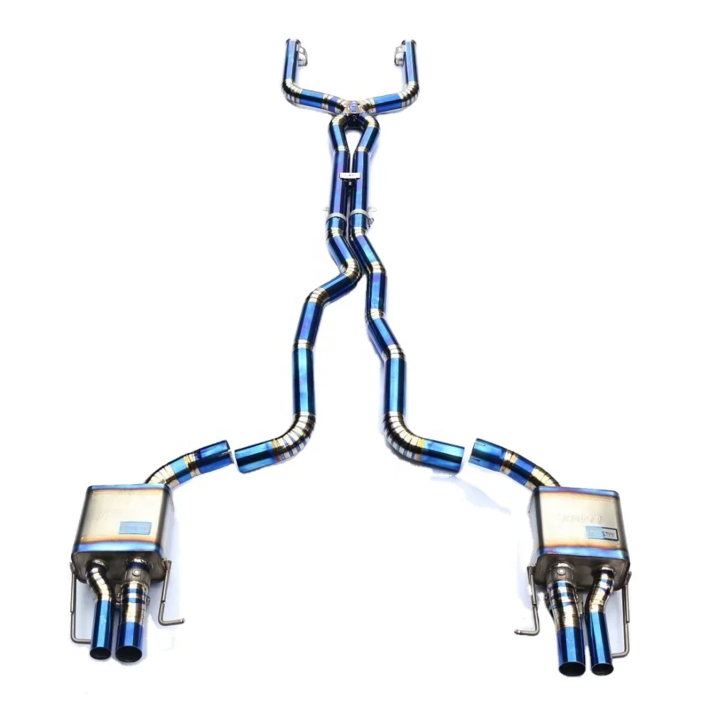 Фото Система выхлопа Dream Car Cende New Titanium Active Sound Valves с дистанционным управлением и глушителем Catback для W176 A180/A200 №1