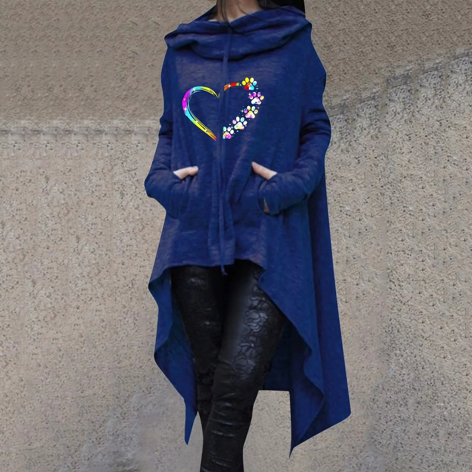 Женская осенне-зимняя Толстовка