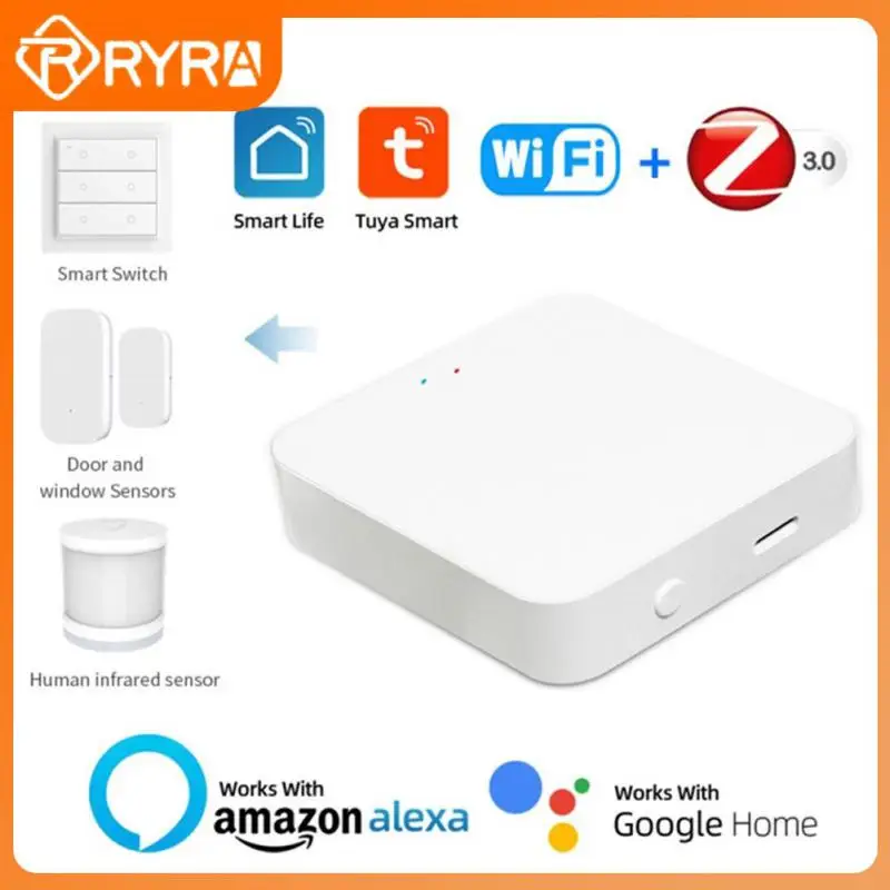 

Wireless Wifi Zigbee Smart Bridge Brug Bridge Hub Remote Control Multi-mode Gateway Tuya Diy Smart Home Gateway
