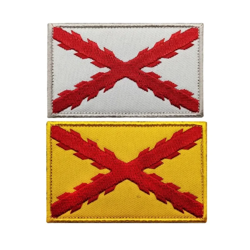 Нашивка с испанским флагом Испании Royal Tercios Cross of Burgundy значок эмблема тактическая
