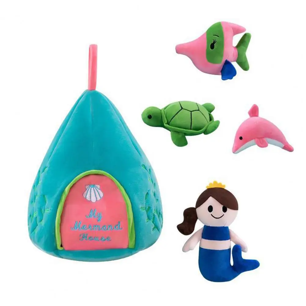 

5Pcs/Set Fashion under The Sea Activity Gifts Cartoon Animal Pillow Plush Starfish Doll Toys Girl Birthday Gift