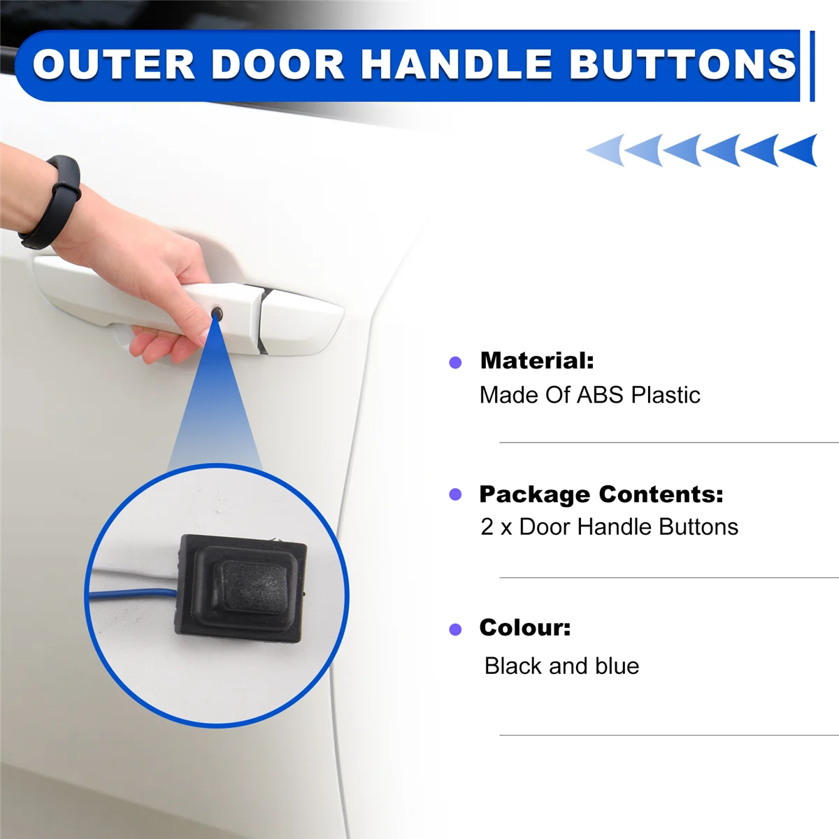 Левая и правая Индуктивная внешняя дверная ручка для Hyundai ELANTRA AD 2017