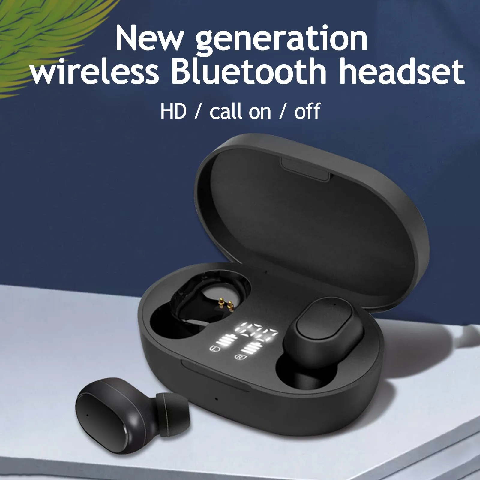 

Бесплатная доставка CARPRIE Mini Bluetooth 5,0 Беспроводные наушники с микрофоном, шумоподавление, светодиодный дисплей, беспроводные наушники bluetooth