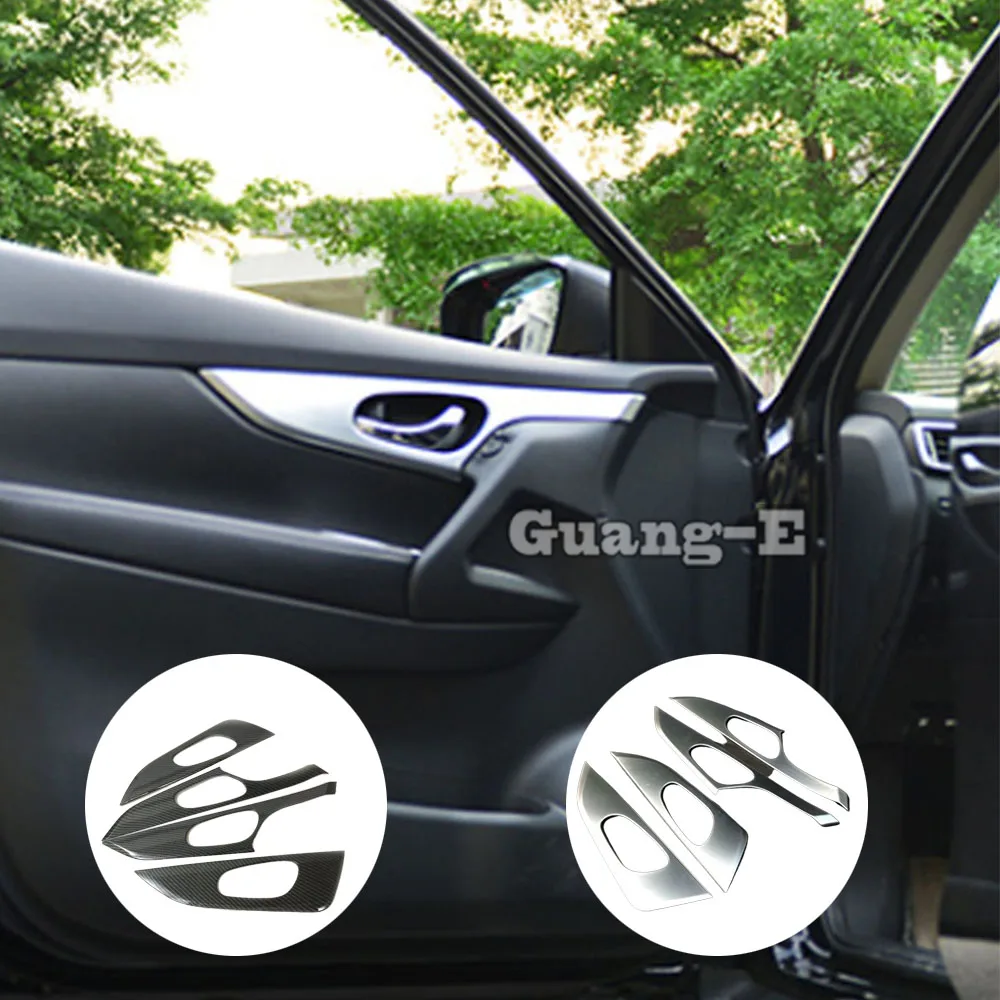 

Car Stick Trim Armrest Door Inner Built Handle Bowl Frame Lamp Molding For Nissan X-Trail XTrail T32/Rogue 2017 2018 2019 2020