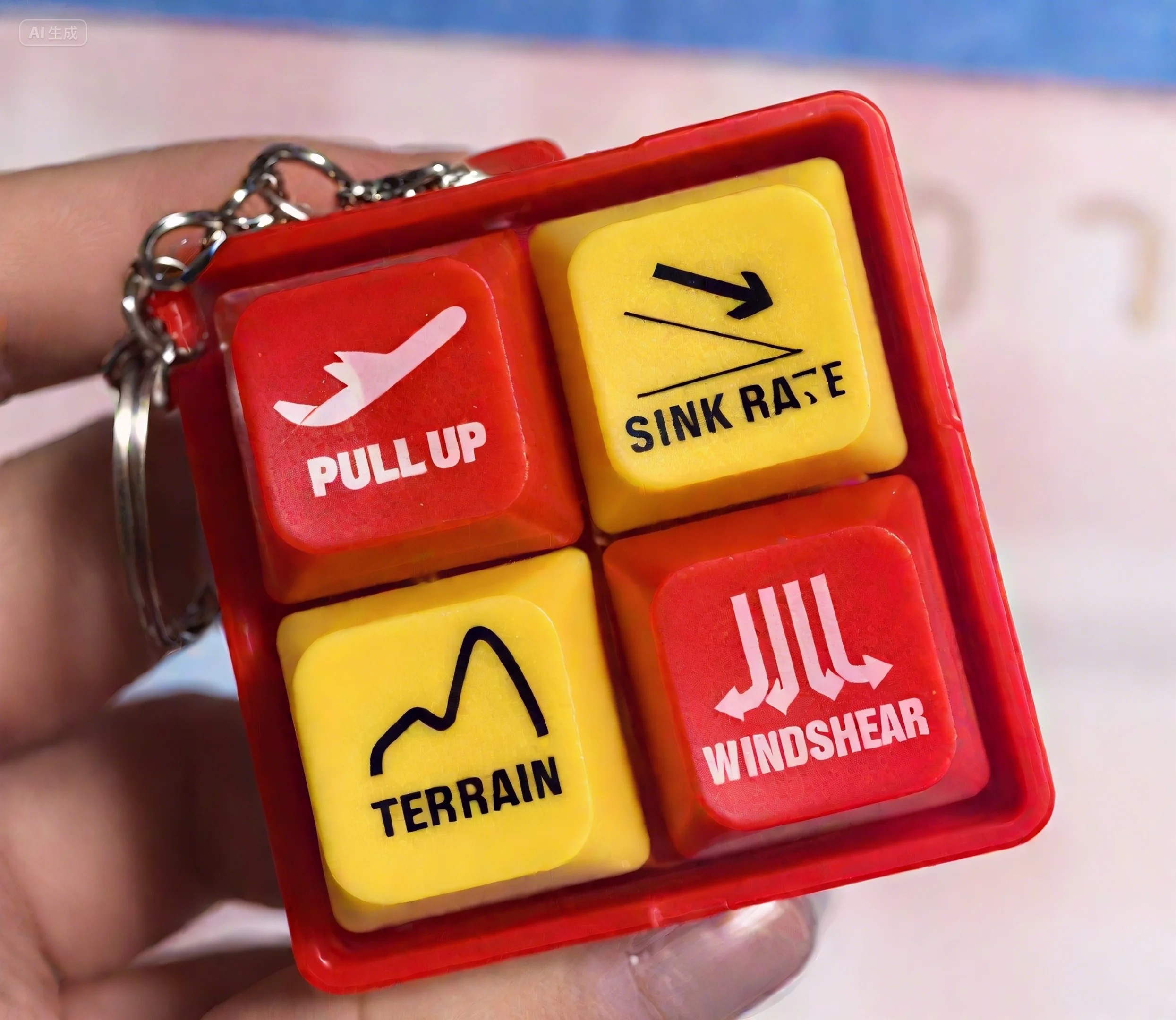 

Новая цепочка Fun Boeing 737 Airbus A320 EGPWS Предупреждающий звуковой симулятор Warns Коммерческий самолет Маршрут Пилот Экипаж Автомобильный брелок