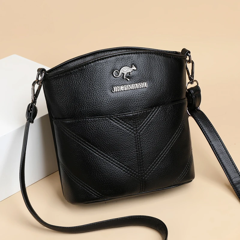 

Women Bags Shoulder Bags for Girls Designer Crossbody Bags Pu Leather Messenger Bags Fashion Handbag New Solid Color Totes 2021