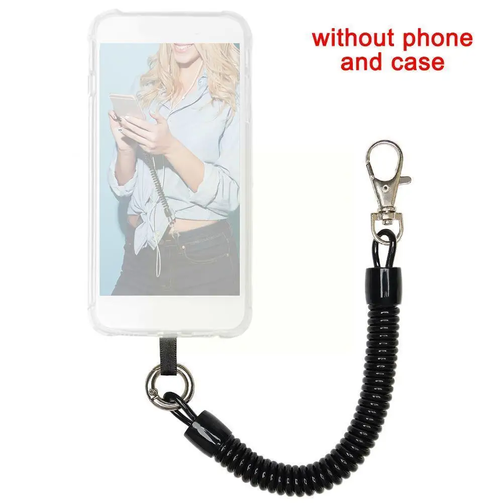 

Universal New Gasket Mobile Phone Lanyard Anti Loss Lanyard Lanyard Anti-theft Spring Elastic Telescopic Portable Connector E4o7