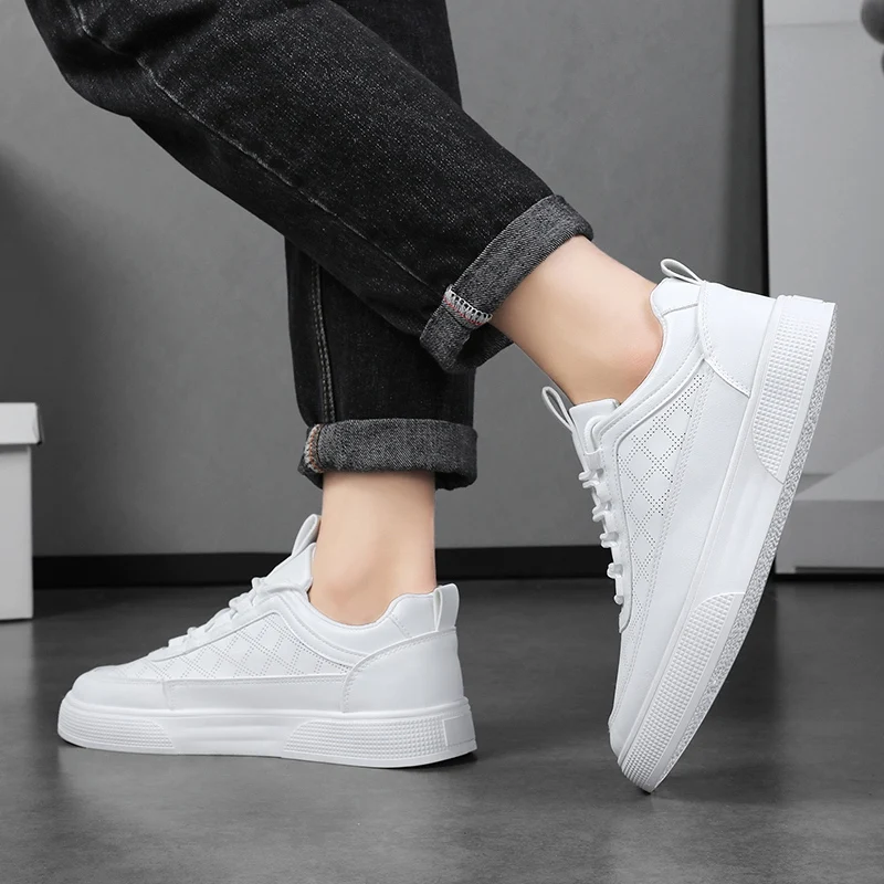 Новые мужские повседневные туфли большого размера с дышащей сетчатой