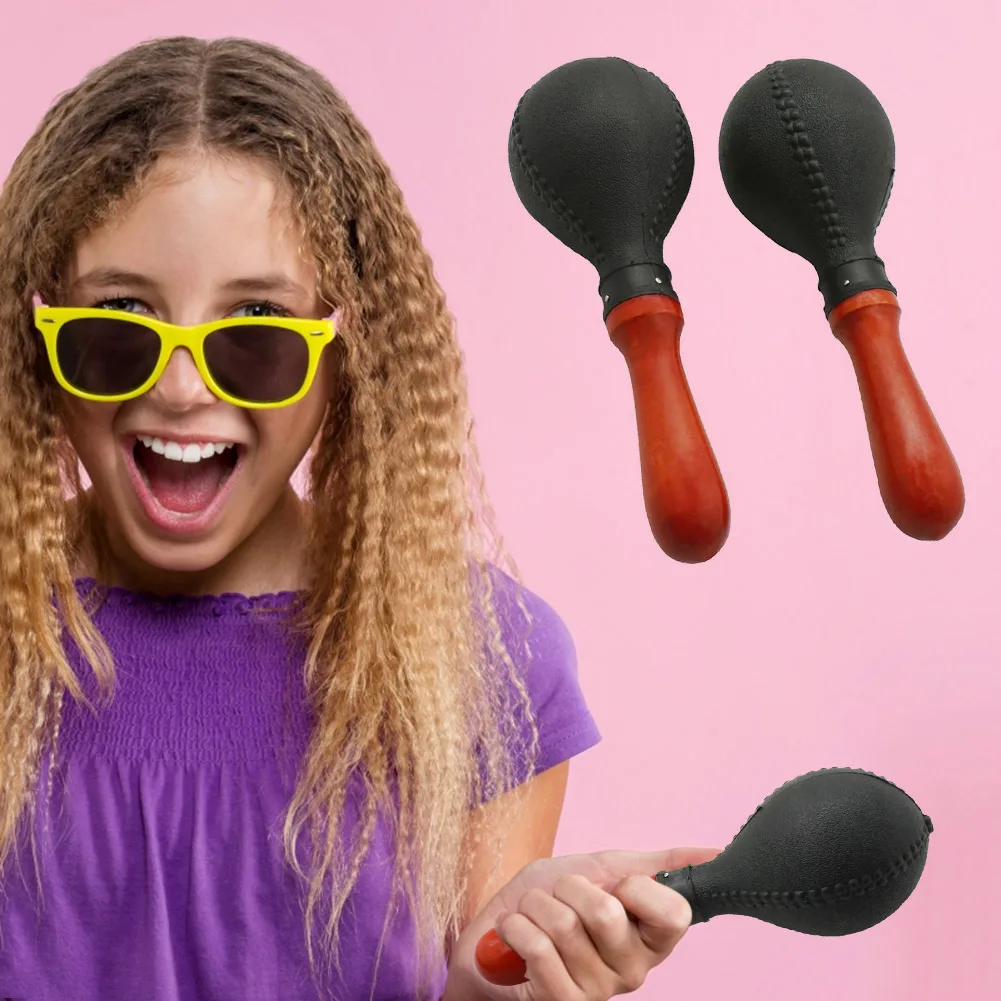 

2pcs Plastic Sand Hammers Baby Rattle Shaker Percussion Instrument for Gifts Professional Performance Accompaniment