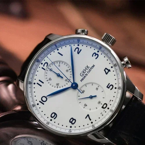 2024 новые мужские роскошные механические часы с кожаным ремешком керамические