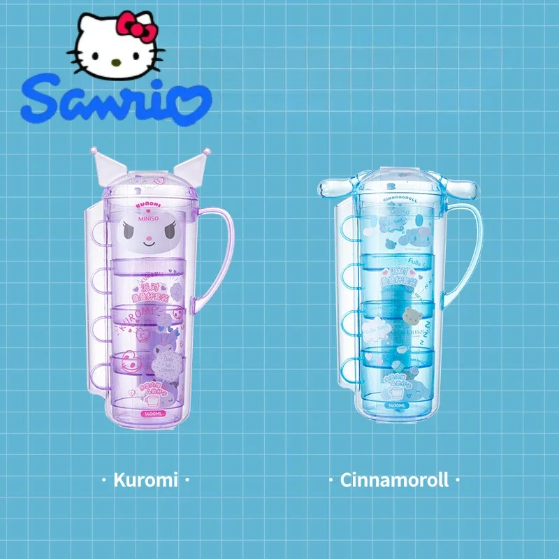 Чашка для воды Sanrio Hello Kitty Kuromi Mymelody Cinnamoroll Pachacco Pom Purin аниме мультяшный детский