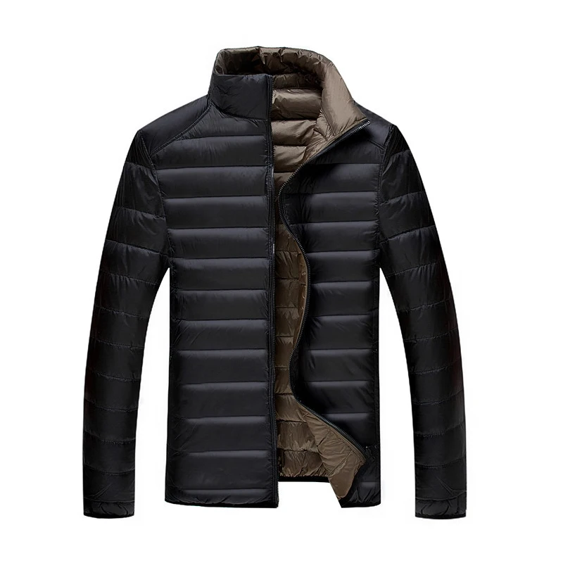 5XL 6XL 7XL 90%White Duck Down Jacket Winter Warm Jacket Coat Men's Thin Ultralight Down Jackets Men Outwear Coats