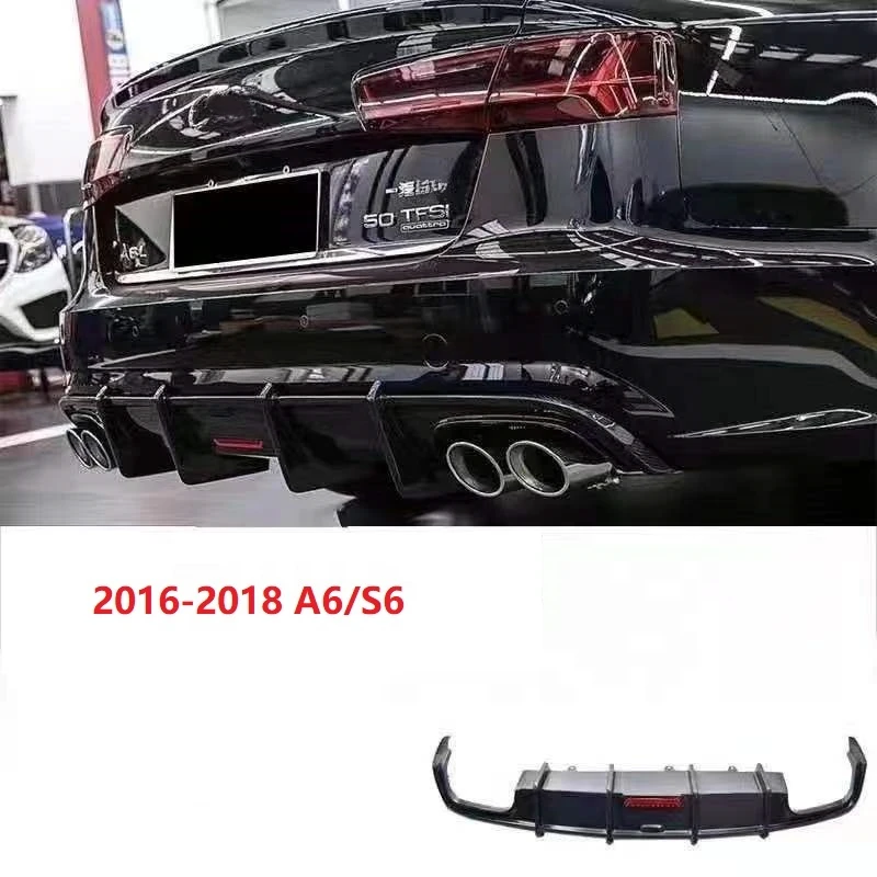 аксессуары для автоНастоящий диффузор заднего бампера из углеродного волокна